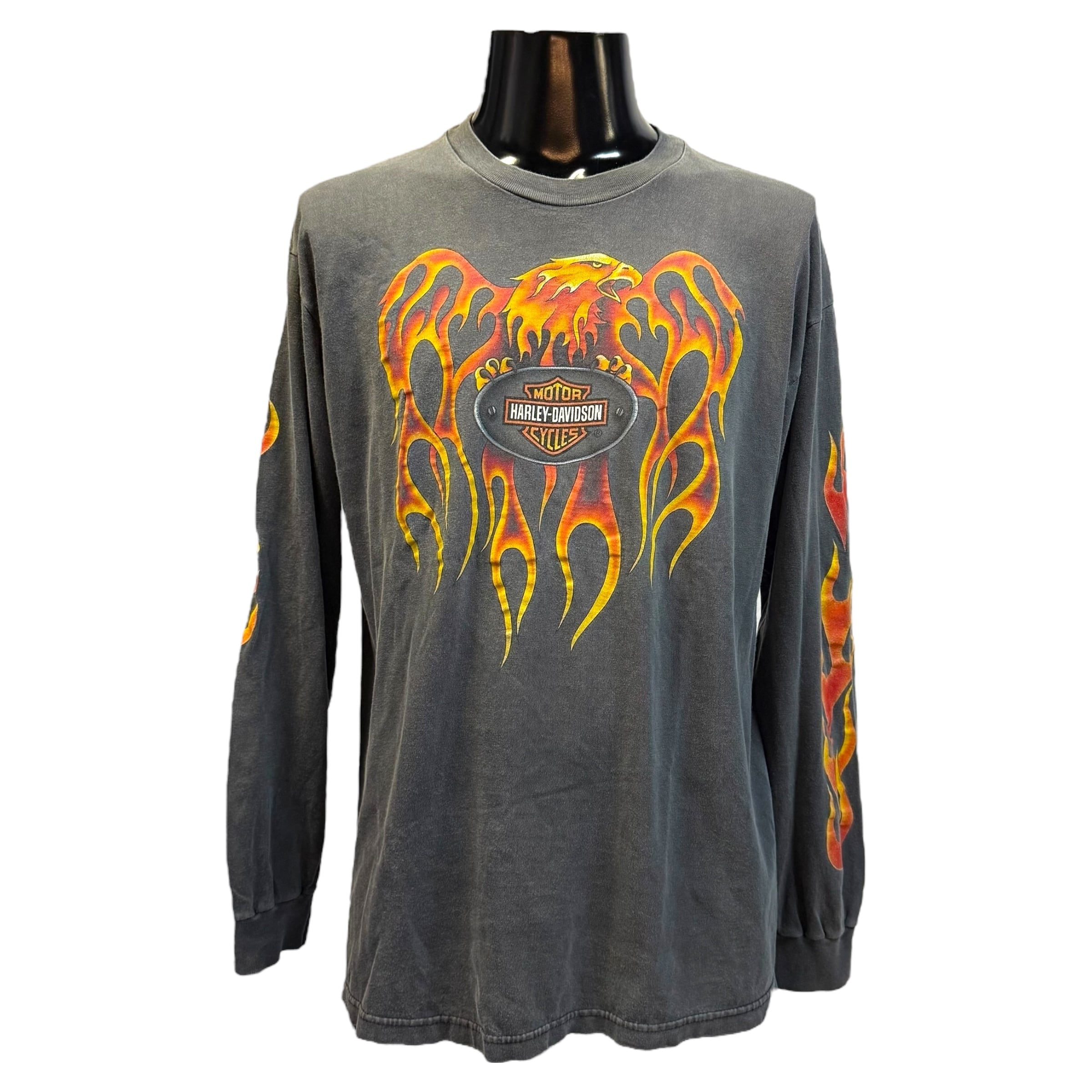 Harley-Davidson イーグル Tシャツ 黒 Lサイズ VINTAGE ヴィンテージ