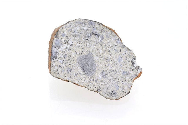 ミルビリリー 3.2g 原石 スライス カット 標本 隕石 エイコンドライト ユークライト Millbillillie No.2