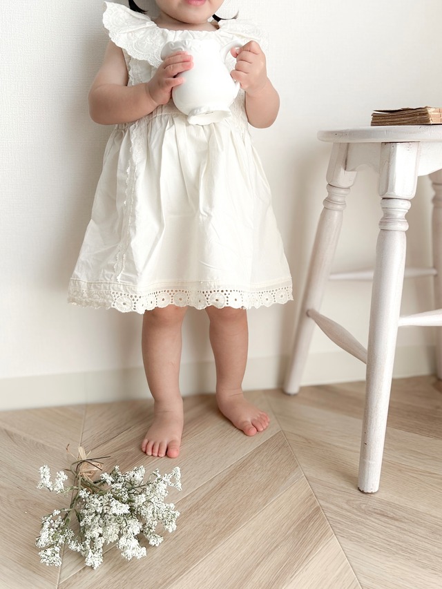 ꒰ 即納 ꒱ Shirring Sleeveless one-piece