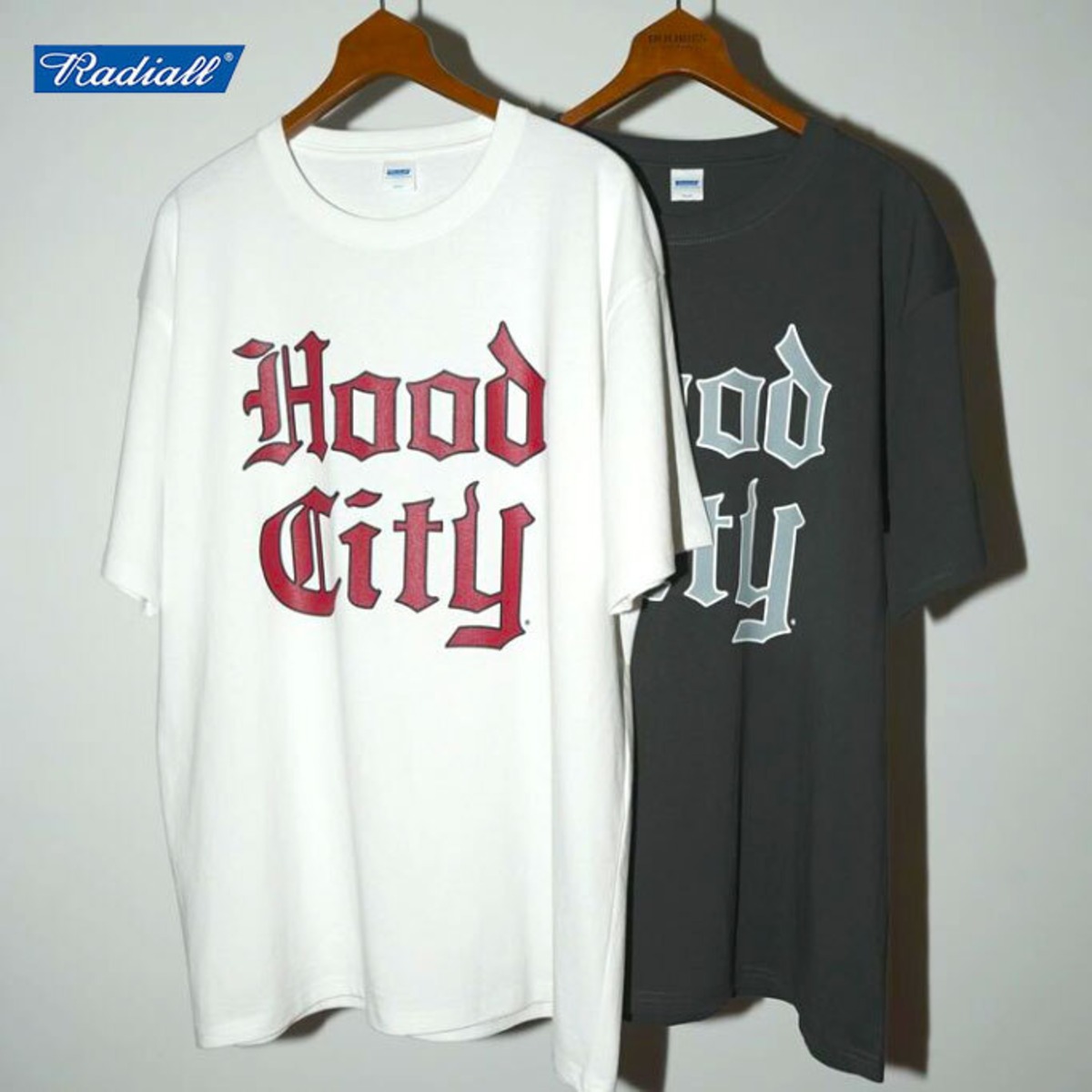 RADIALL (ラディアル) Hood City CREW NECK T-SHIRT S/S ラディアル T 