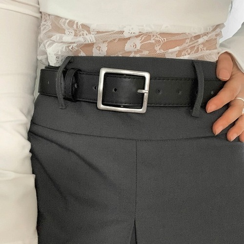 faux leather belt / l0038