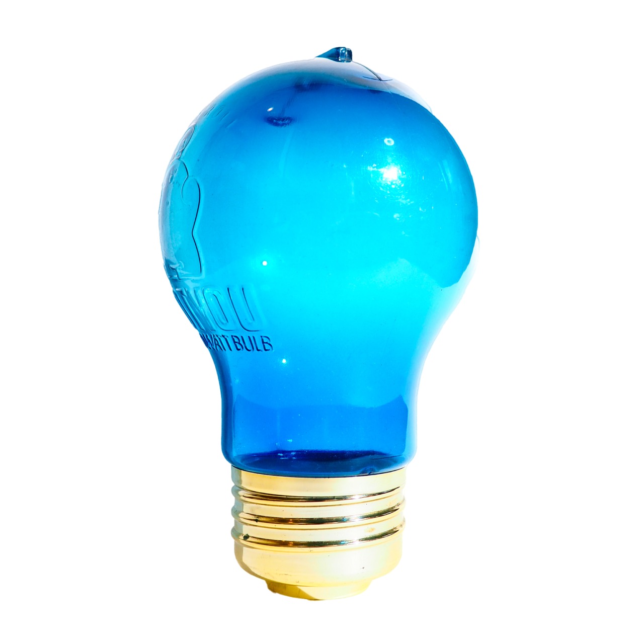 Big Plastic Light Bulb Piggy Bank