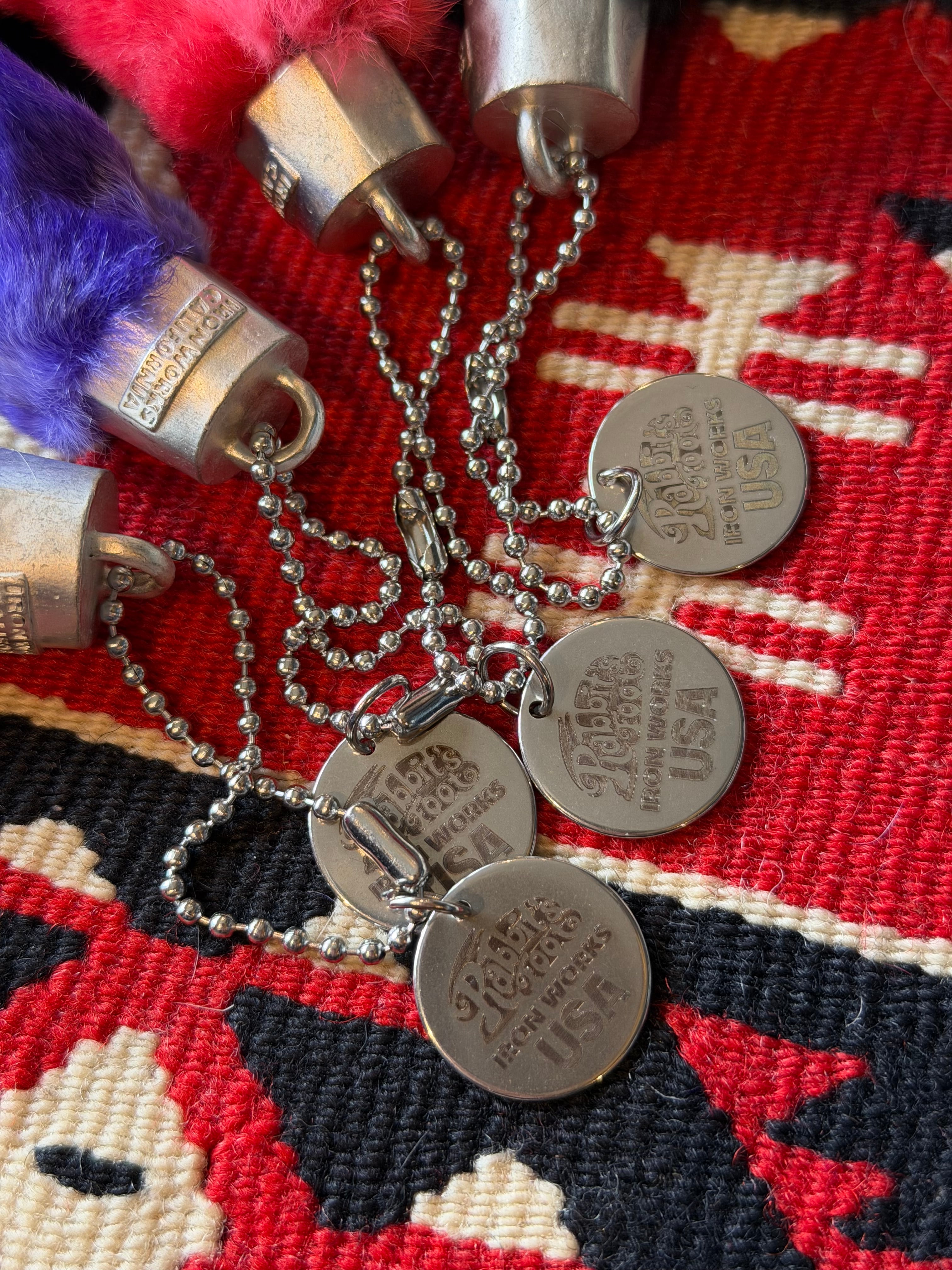 RABBITS FOOT KEY CHAIN 