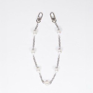 FAKE AS FLOWERS / FAF | PEARL CHAIN (SILVER)