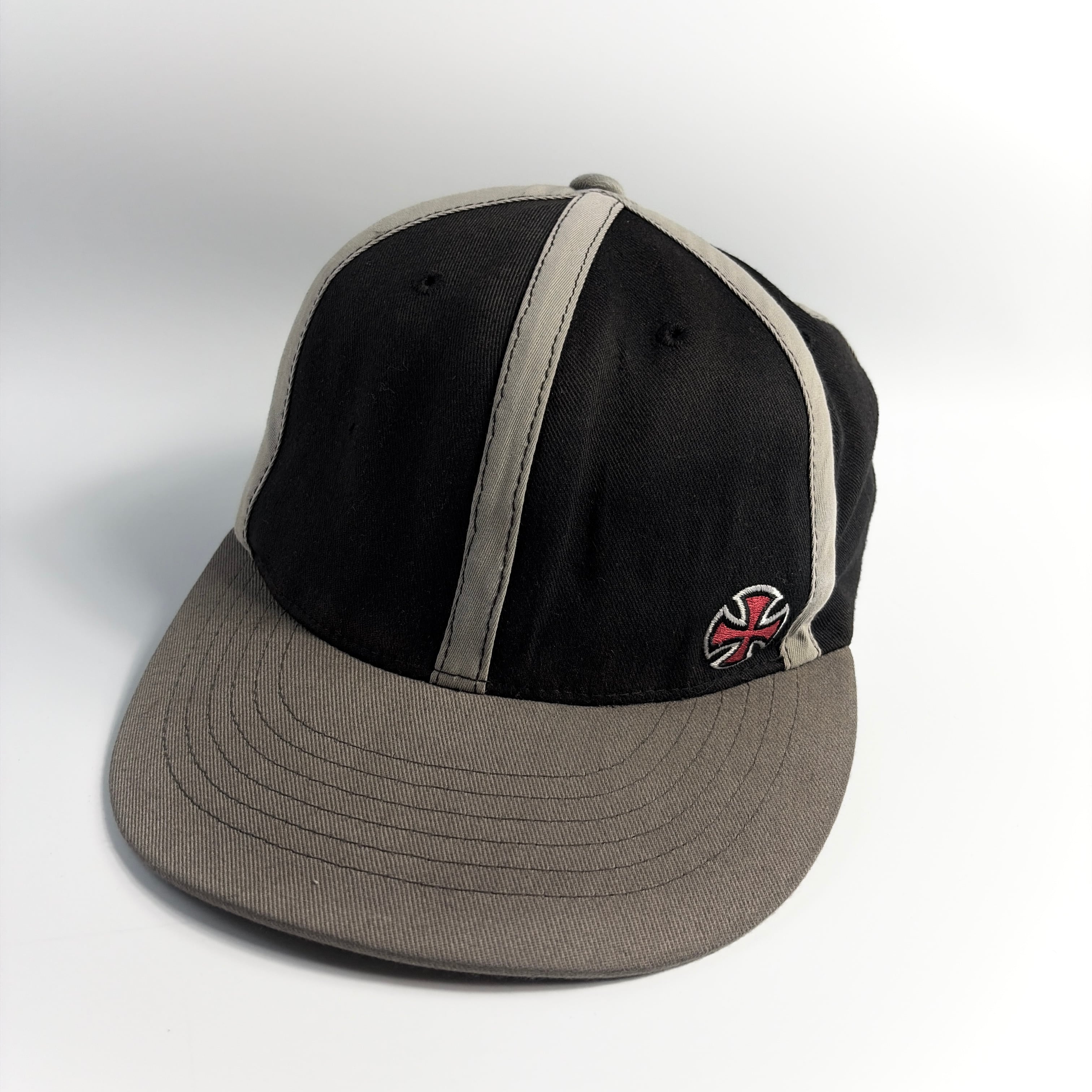 90s Independent Iron Cross Flexfit Cap S-M