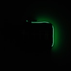 vibram micro case (black×clear) with white glowing zip