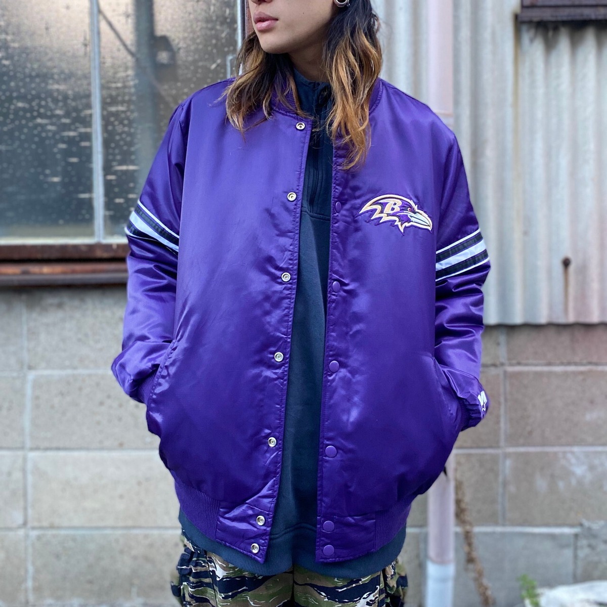 デッドストック STARTER スターター NFL BALTIMORE RAVENS ボルチモア 
