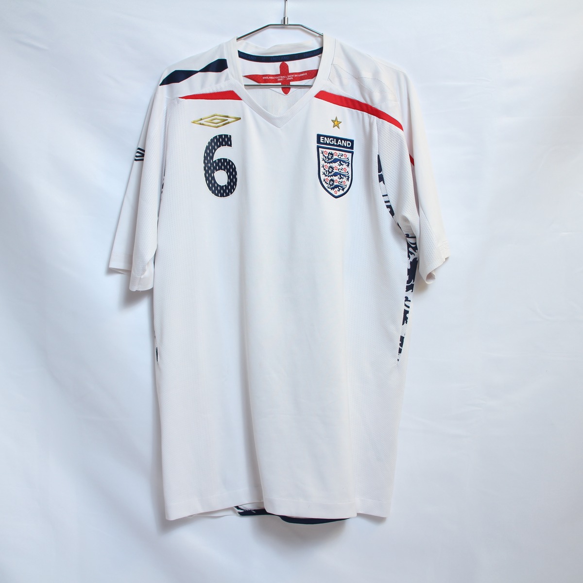 イングランド代表 England 2007-2009 公式 サッカーユニフォーム 