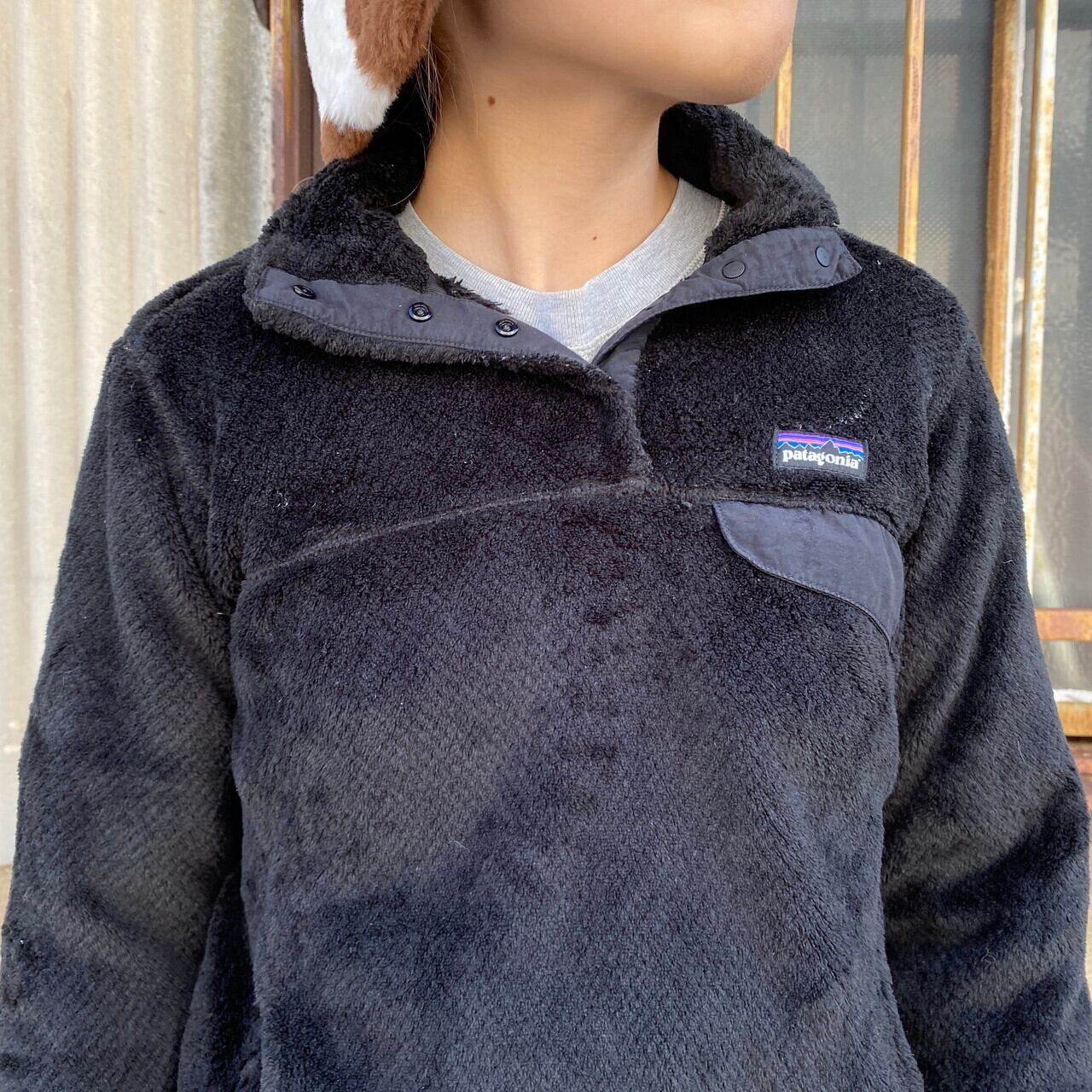 patagonia レディース フリース プルオーバー パープル XS