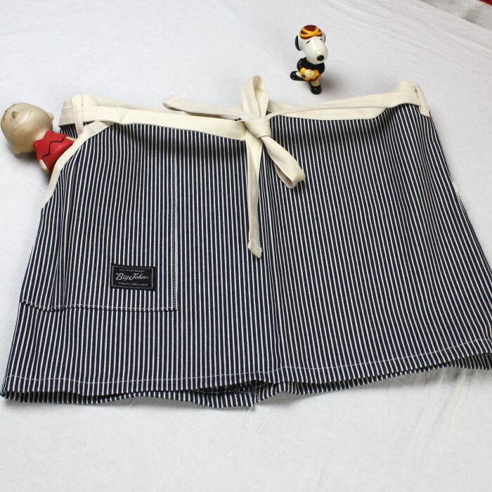 BIGJOHN ビッグジョン 921 ストライプエプロン ワークエプロン カフェ