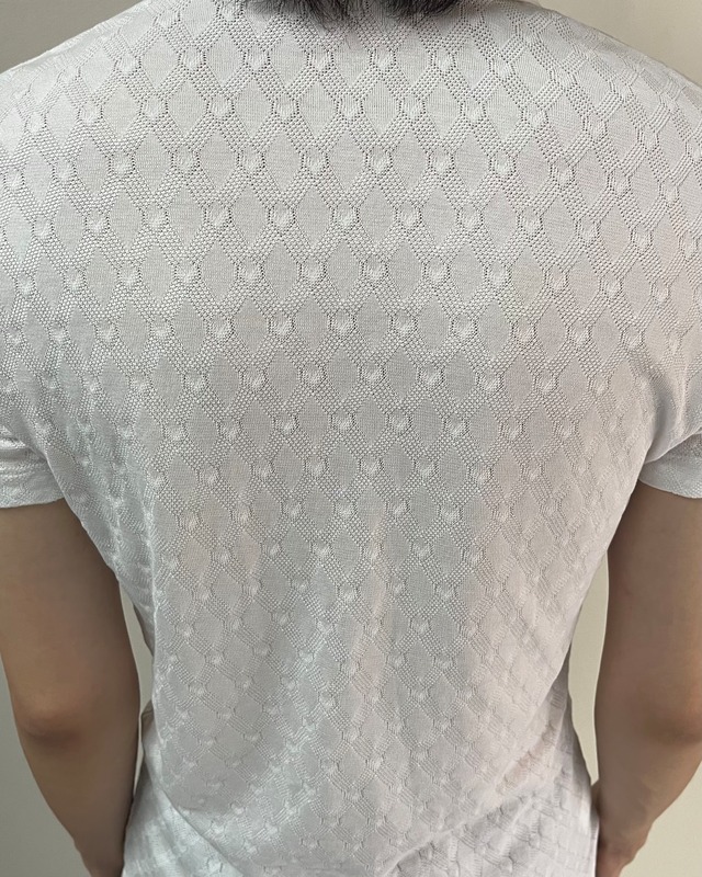 【victor&rolf】argyle design polo shirt