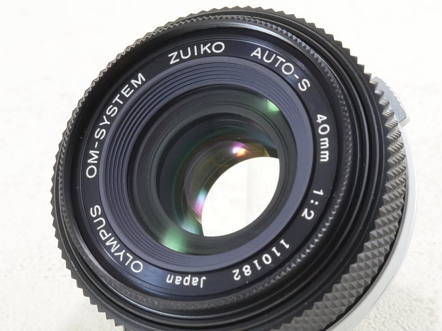 OLYMPUS OM-SYSTEM ZUIKO AUTO-S 40mm F2 パンケーキレンズ 整備済 ...