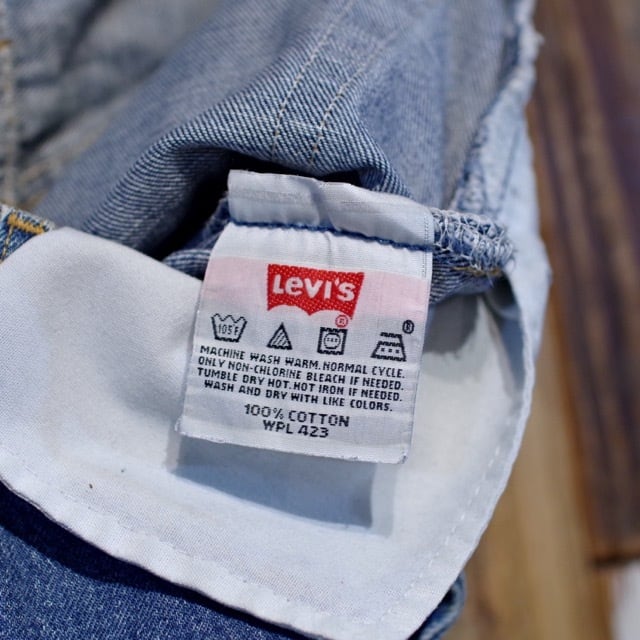 日本製 90年代 USA製 リーバイス 501 ジーンズ W30 1wash 濃紺 希少