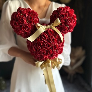 ステッキブーケ☆赤