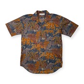 LANVIN studio ランバン 総柄 開襟 オープンカラー 半袖シャツ サイズ 48 /メンズ/ビンテージ