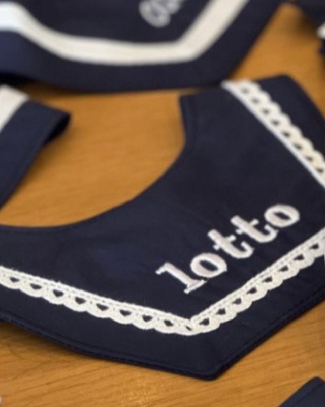 受注制作【curum】New sailor cape -navy-〔お名前item〕