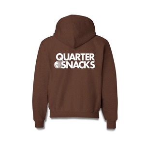 QUARTERSNACKS / JOURNALIST HOODY BROWN