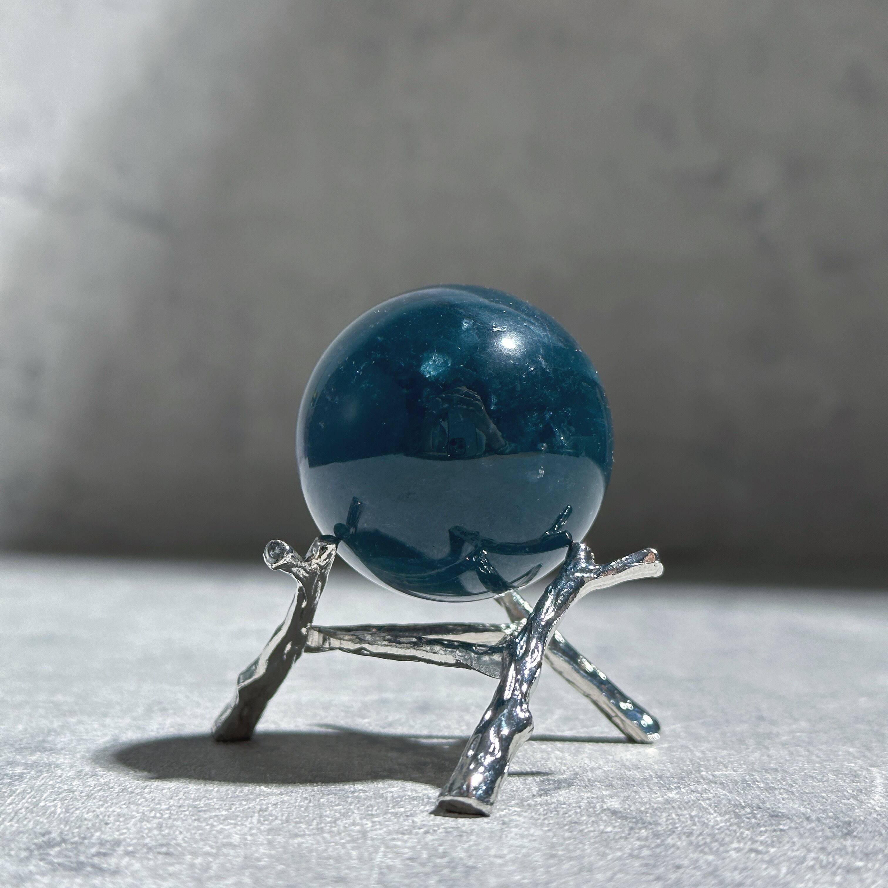 レインボーフローライト スフィア（丸玉）13◇Bicolor Fluorite Sphere