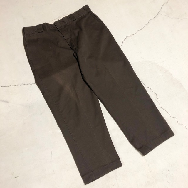 ⊕1990'S DICKIES BROWN COTTON PANT