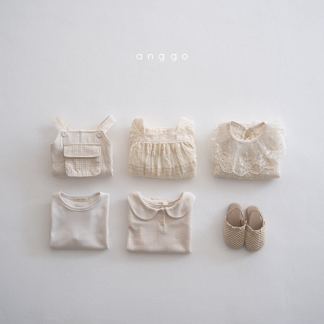 *即納* anggo サンドオーバーロールロンパ bebe