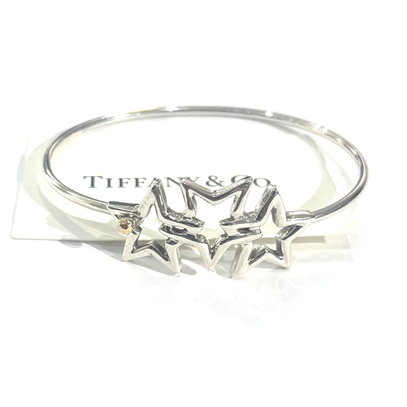 ティファニー シルバー バングル トリプルスター バングル Tiffany & Co.】VINTAGE ティファニー トリプルスター バングル SV925