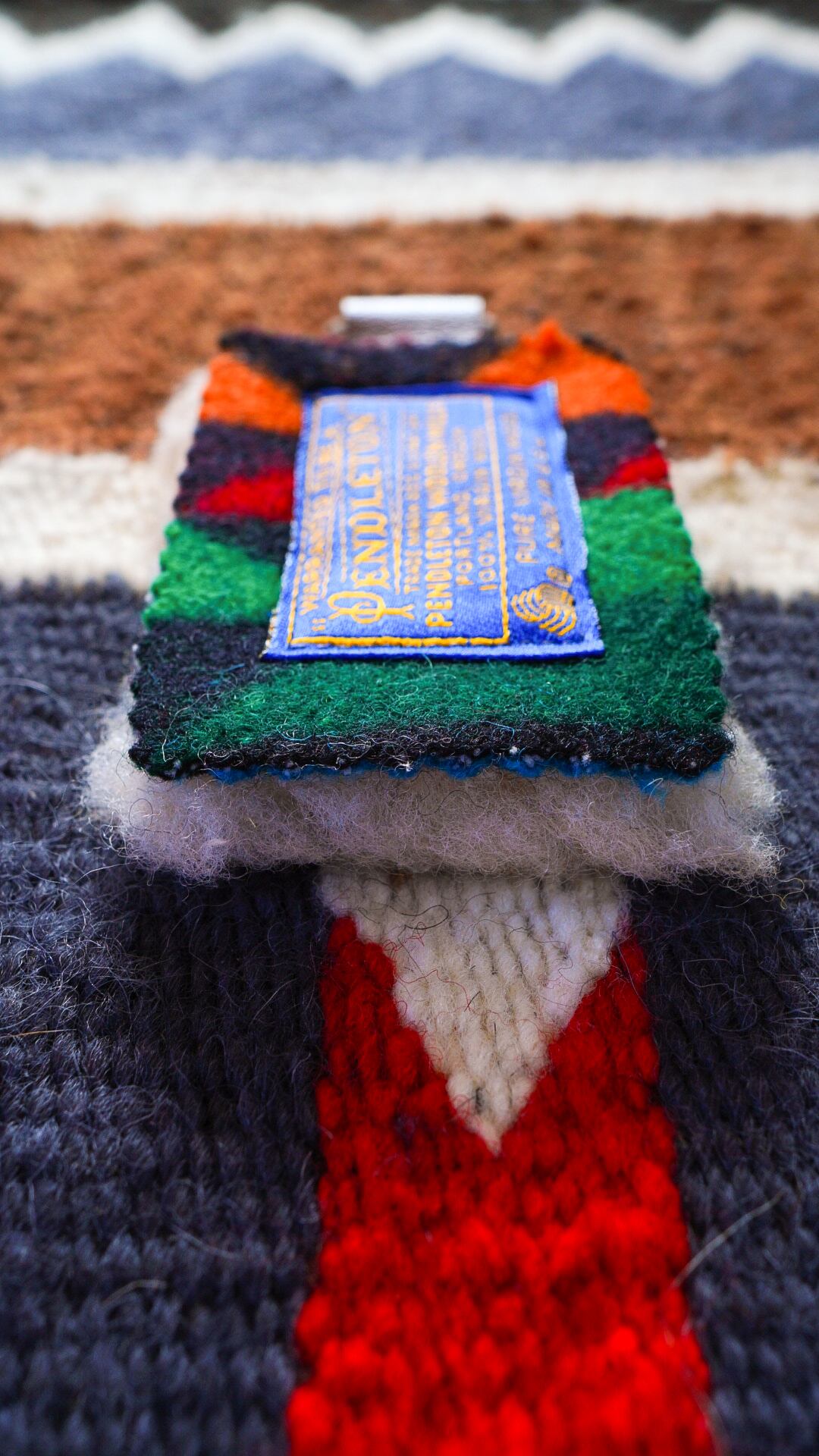 1970s】PENDLETON ペンドルトン ウール キーリング 《キーホルダー