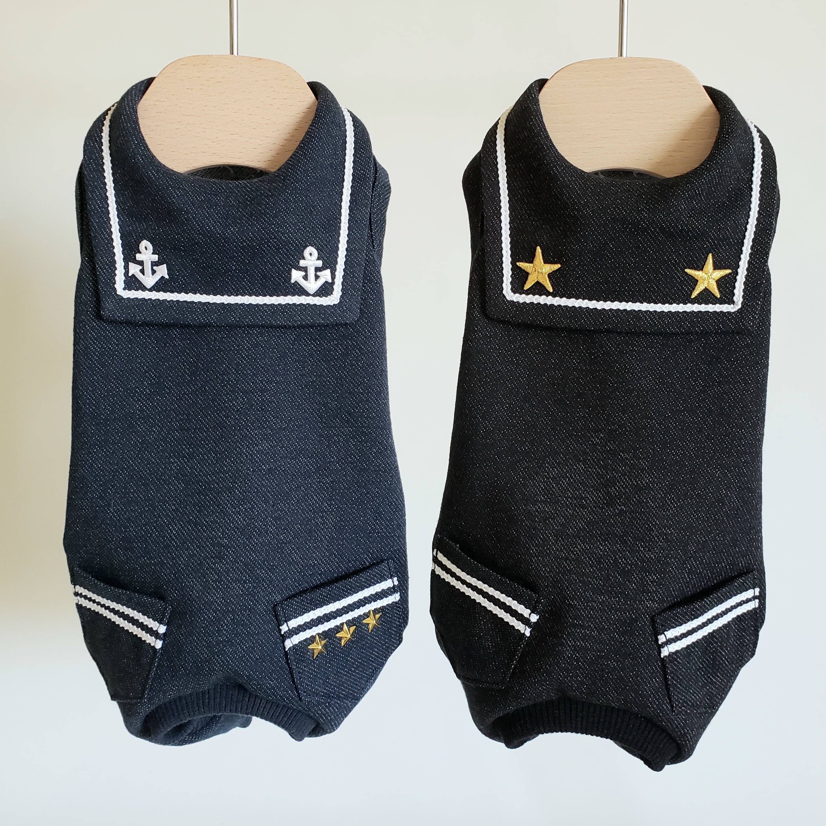 セーラーカラーカバーオール