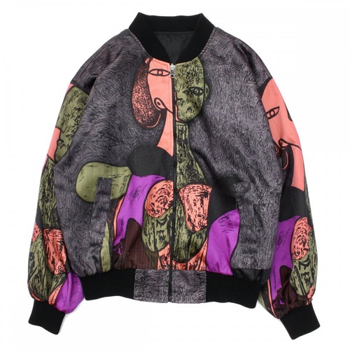 Vintage Picasso Art Print Bomber Jacket Blouson [Picasso] [1980s-]