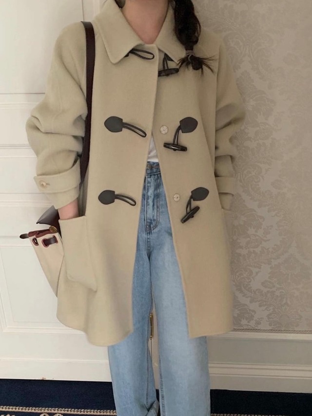 (予約) pretty young thing / Duffle handmade coat 4color