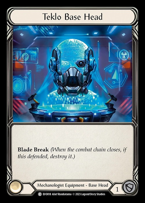 EVO018【Mechanologist】Teklo Base Head 画像