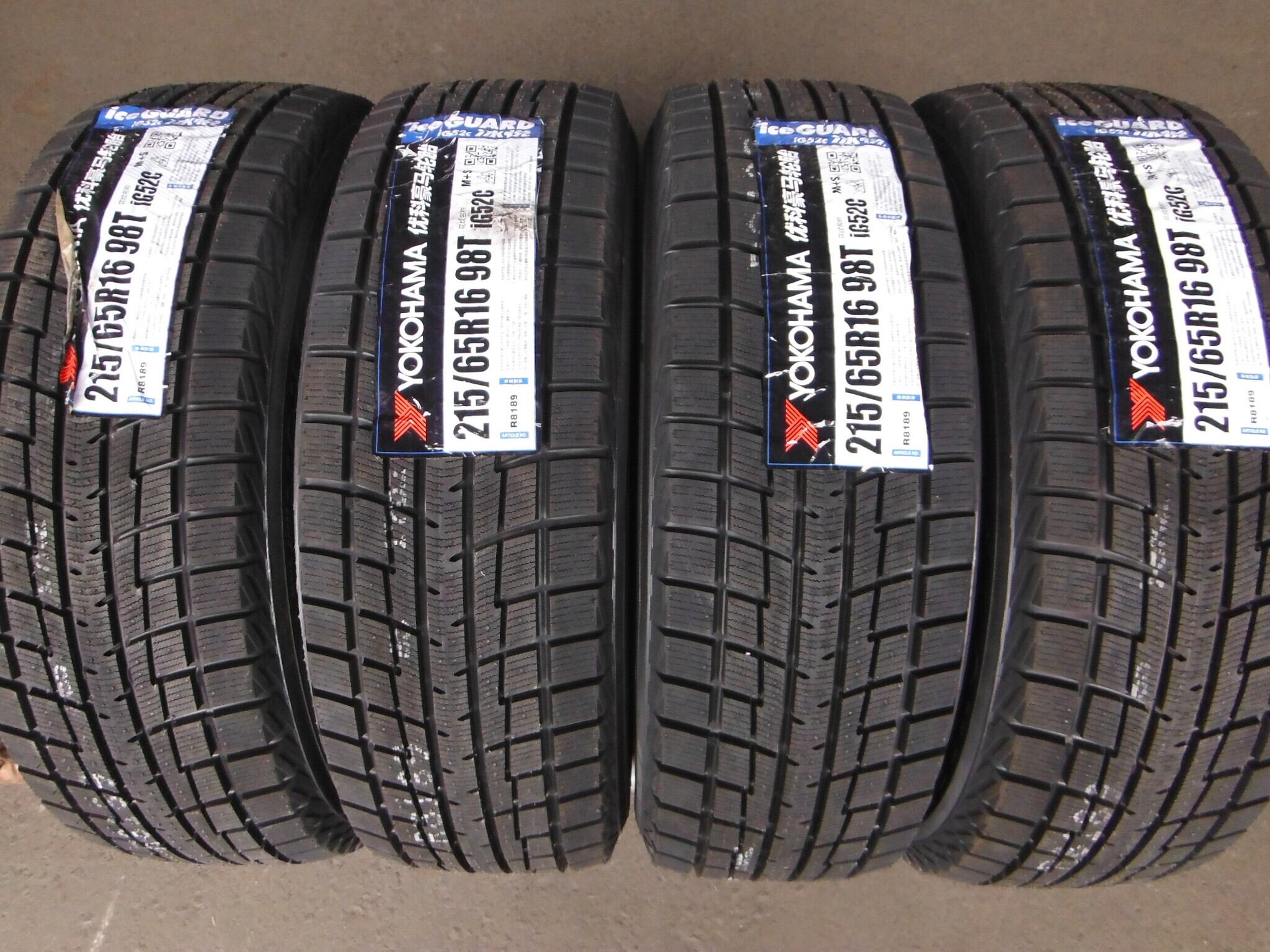 BP3 新品 4本SET 送料無料・消費税込み! 2025年製 215/65R16 98T YOKOHAMA ヨコハマ アイスガード ICEGUARD IG52C スタッドレス