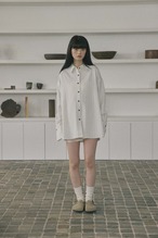 DU260714 Stripe Button Jacquard Shirt