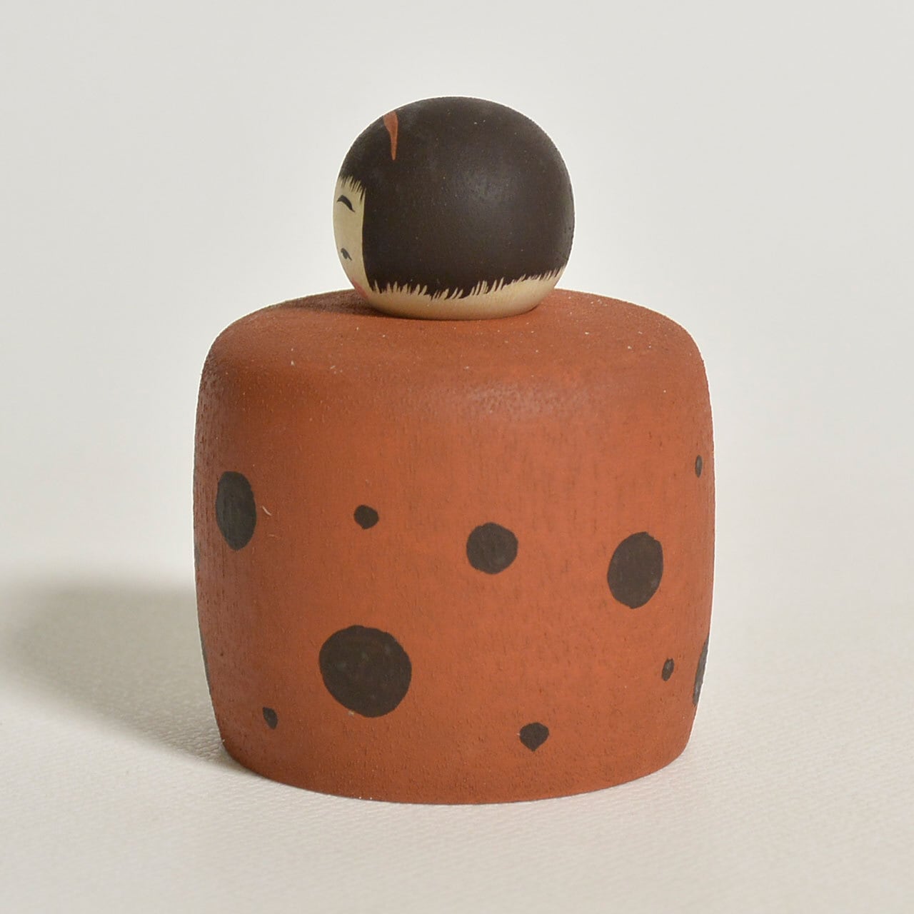 ドットちゃんえじここけし 約1.5寸 約4.5cm 鈴木明 工人（作並系