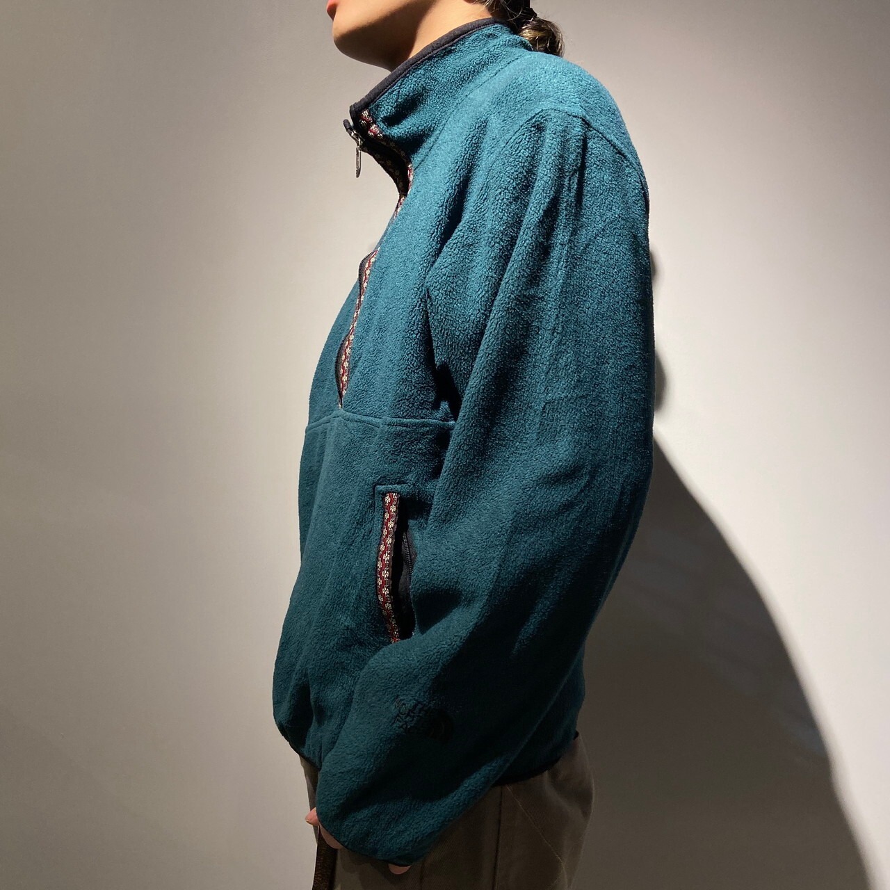 90年代 THE NORTH FACE ザ ノースフェイス ハーフジップ フリース 