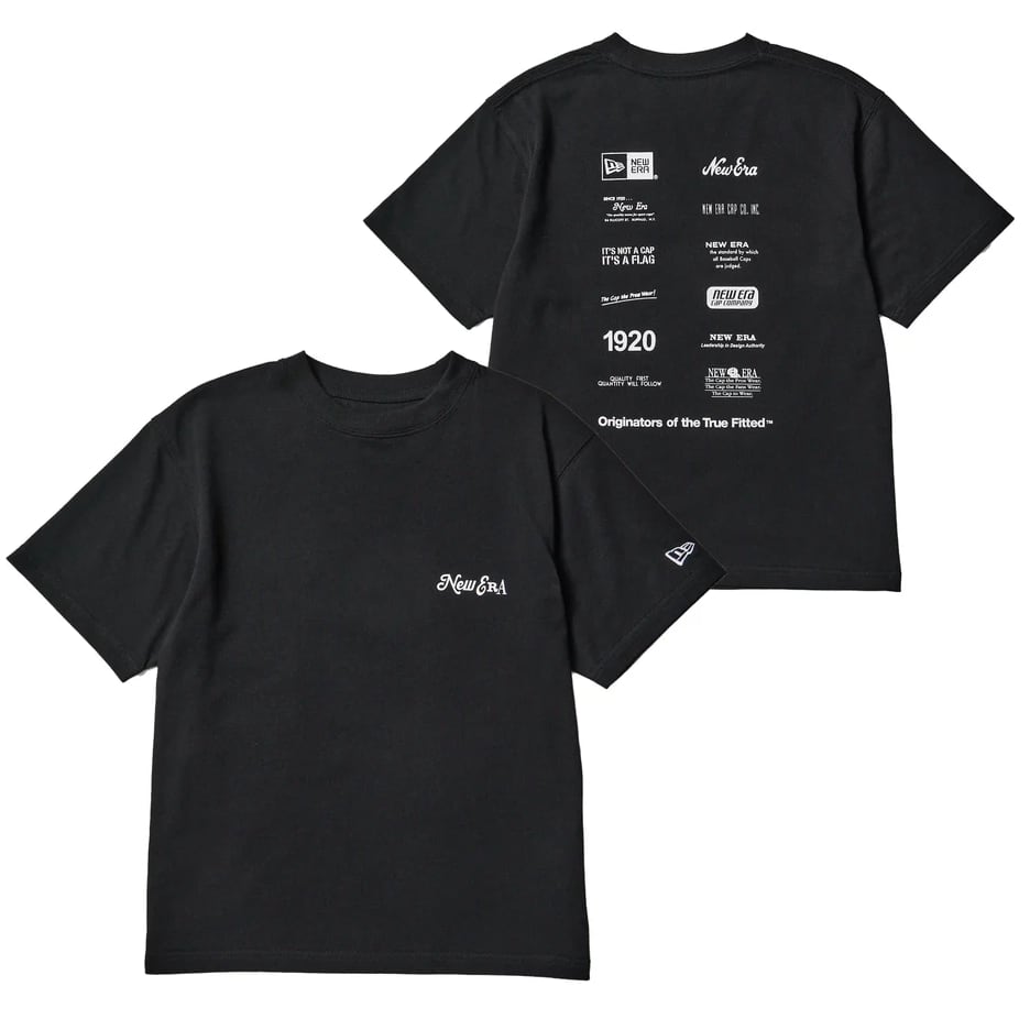 NEWERA】キッズ Youth 半袖 コットン Tシャツ Archive Logo
