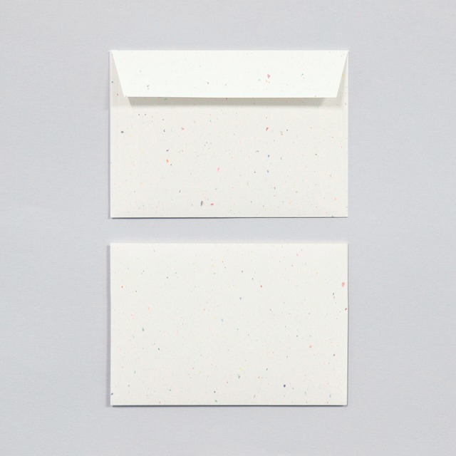 折り鶴再生紙 洋２封筒（5枚入）/　Orizuru recycled paper,  envelopes（5sheets）