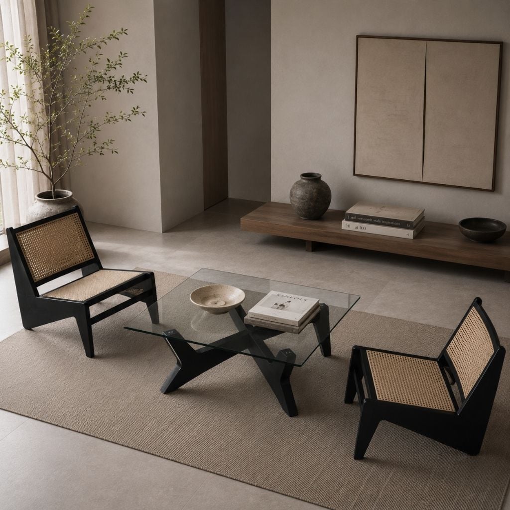 Armless Lounge Chair PH59 Black / アームレスラウンジチェア