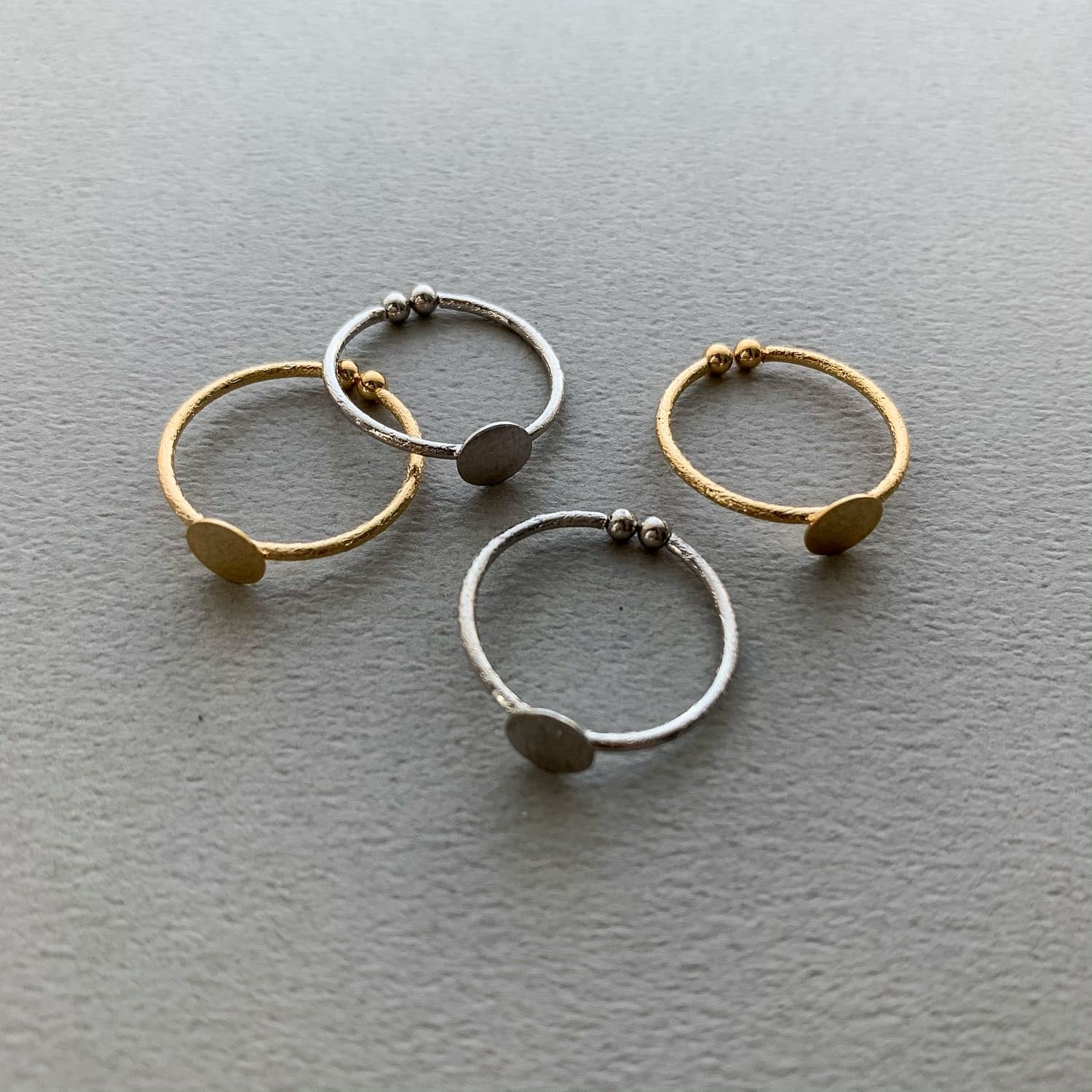 華奢なリング金具パック リンクル(2p/丸皿6mm)