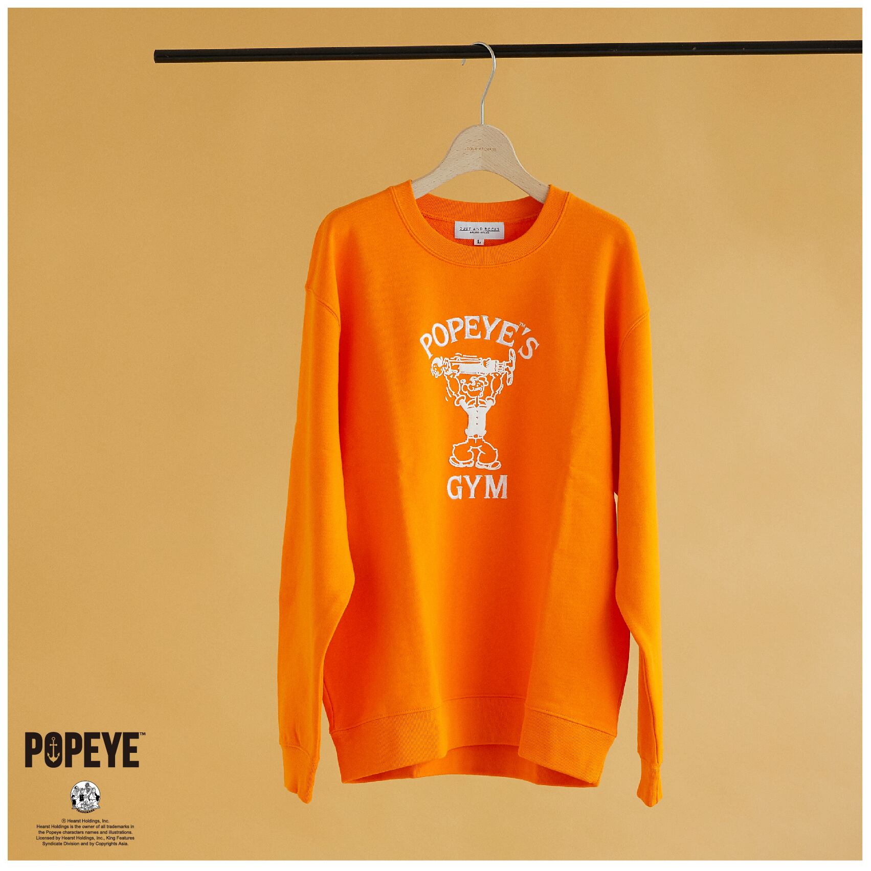 Popeye Dustandrocks Vintageイラスト スウェット Sweat Dust And Rocks