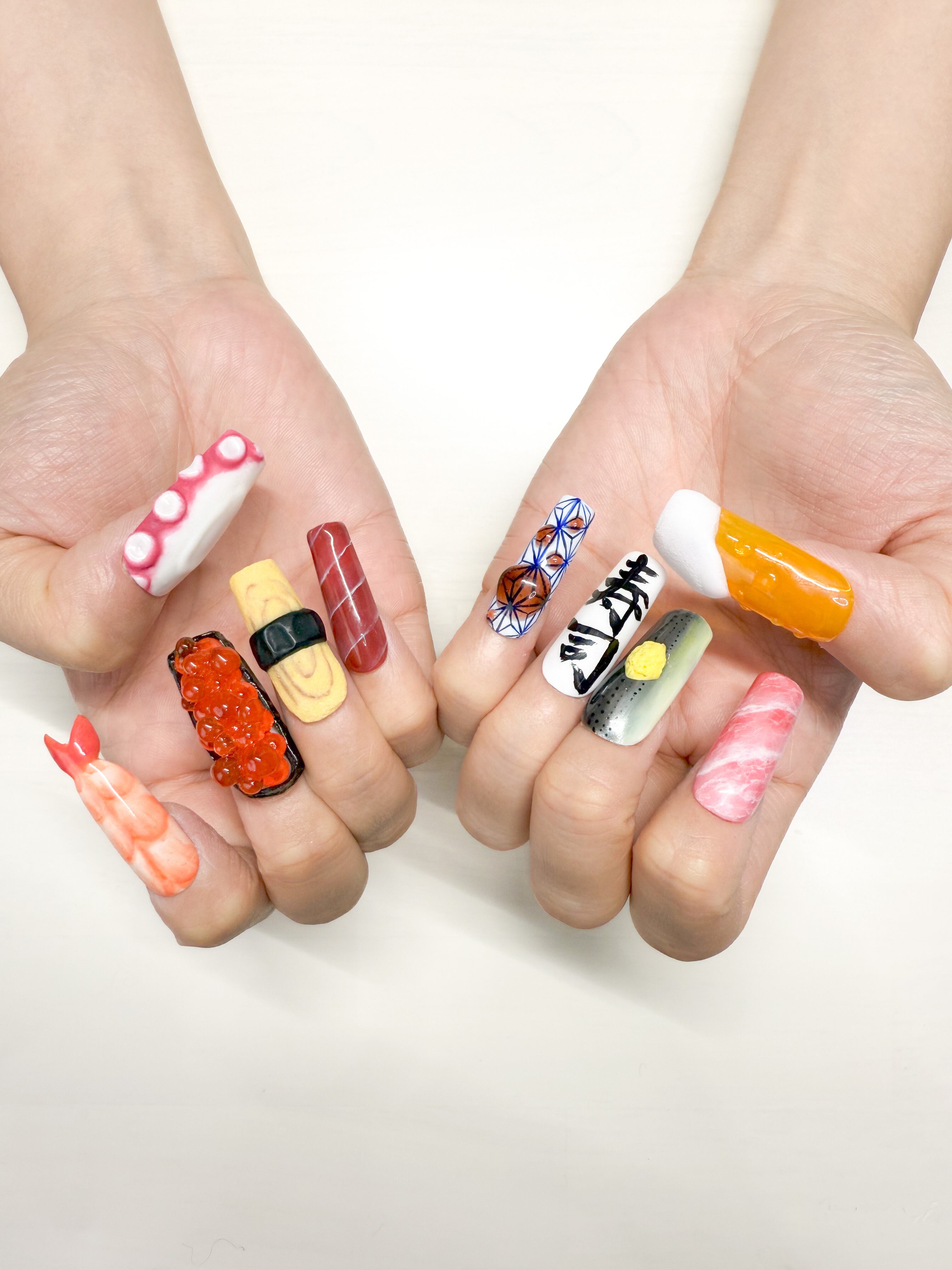 Sushi nails／寿司ネイル | otaku nail tokyo