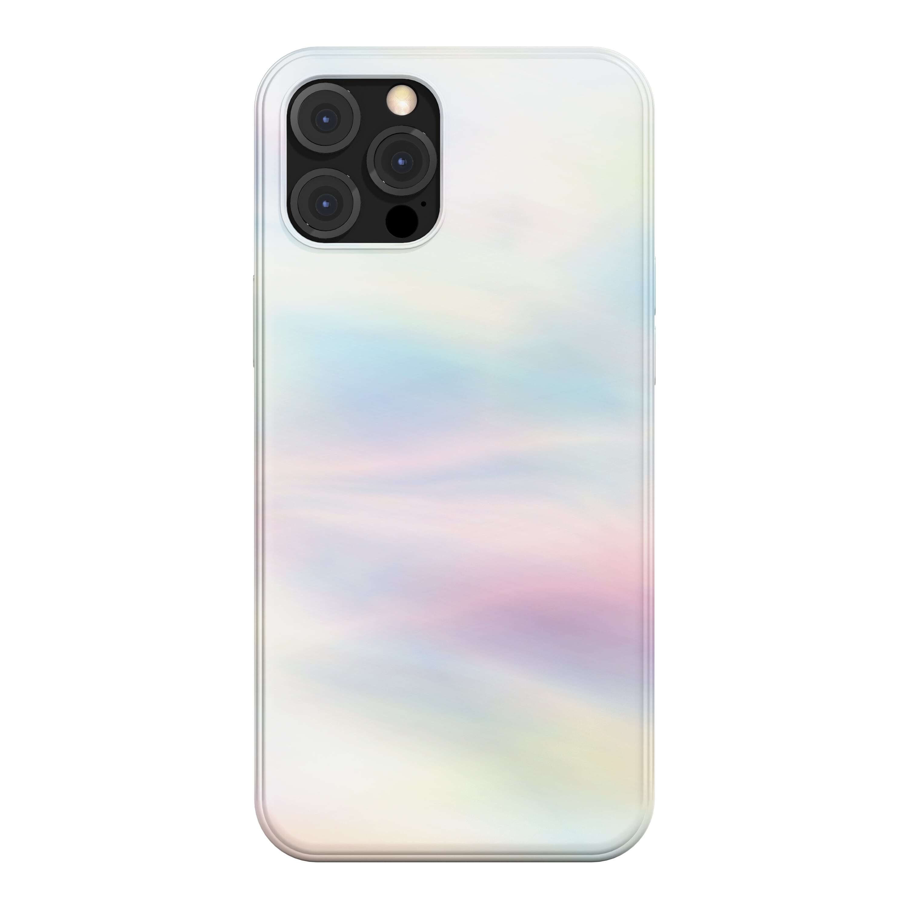 韓国 スマホケース [Rainbow] アート 淡色 抽象画 デザイナーズ iPhone Android 携帯カバー  オーロラ05 (RB13) アイフォン ギャラクシー Galaxy