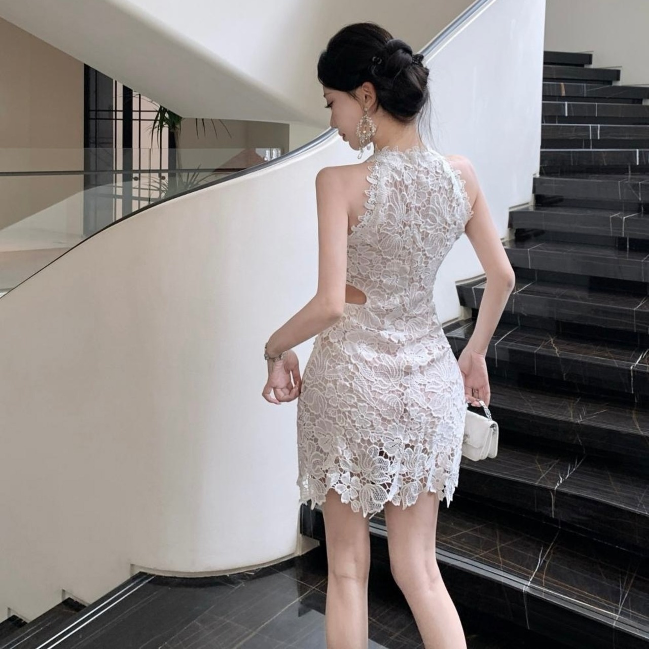 dress】ホルターネックレースワンピース RH6222 | BeautyYouStyle