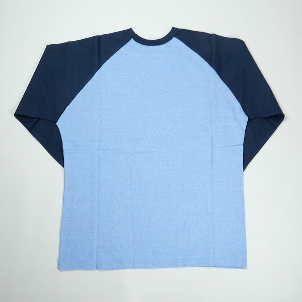 Size【L】 TENDERLOIN テンダーロイン T-RAGLAN-A NAVY ラグランロンT