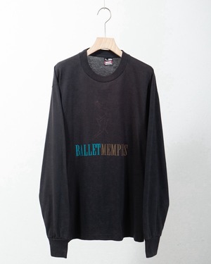 good fade both sides printed T-shirt / Made In USA