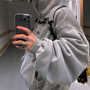 裏起毛ヴィンテージ風プルオーバー　1103