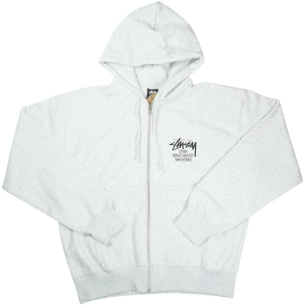 Size【S】 STUSSY ステューシー 24AW CROWN BAND ZIP HOODIE WHITE