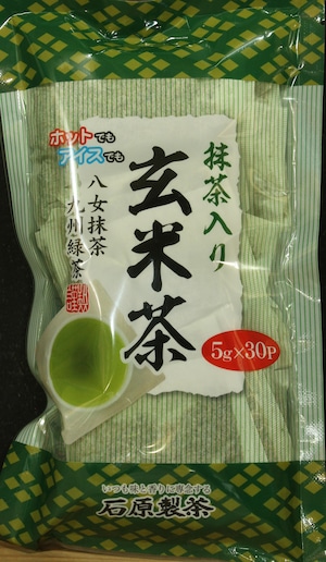 抹茶入り玄米茶ティーバッグ30p