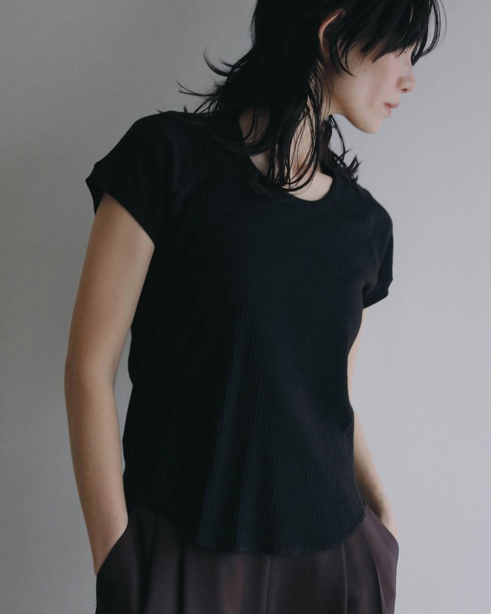 anuke(アンヌーク) Vintage Rib Tops | サウスオレンジ｜メンズ