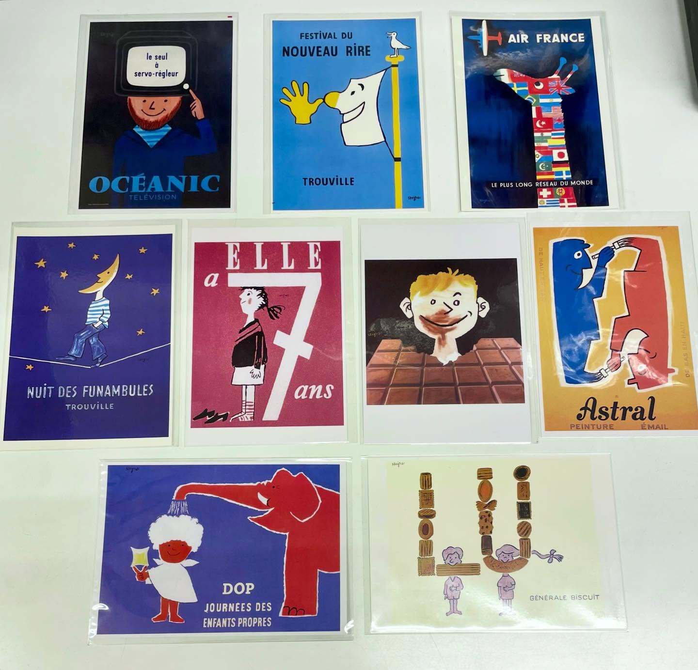 ポストカード「レイモン・サヴィニャック　9枚　セット」 - 画像1