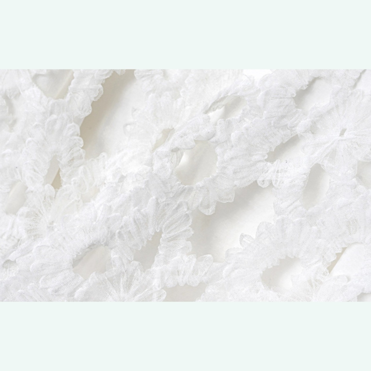 【2color】花レースが踊る重ね着ロンT 《i0719》